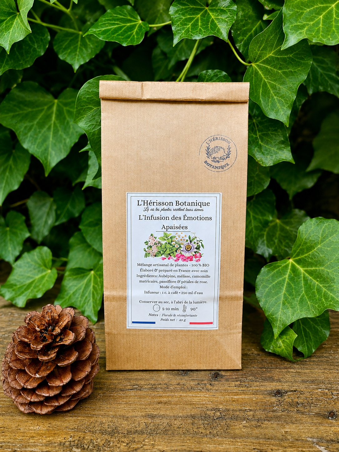 L’Infusion des Émotions Apaisées  ( Stress & Emotions) 40 g