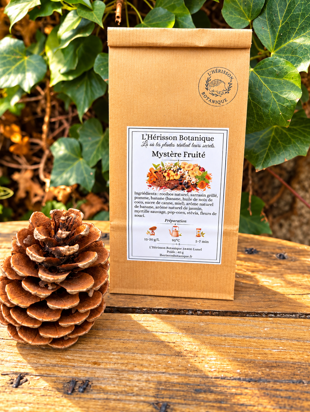 Mystère Fruité – Rooibos Banane, Myrtille & Jasmin- 40g