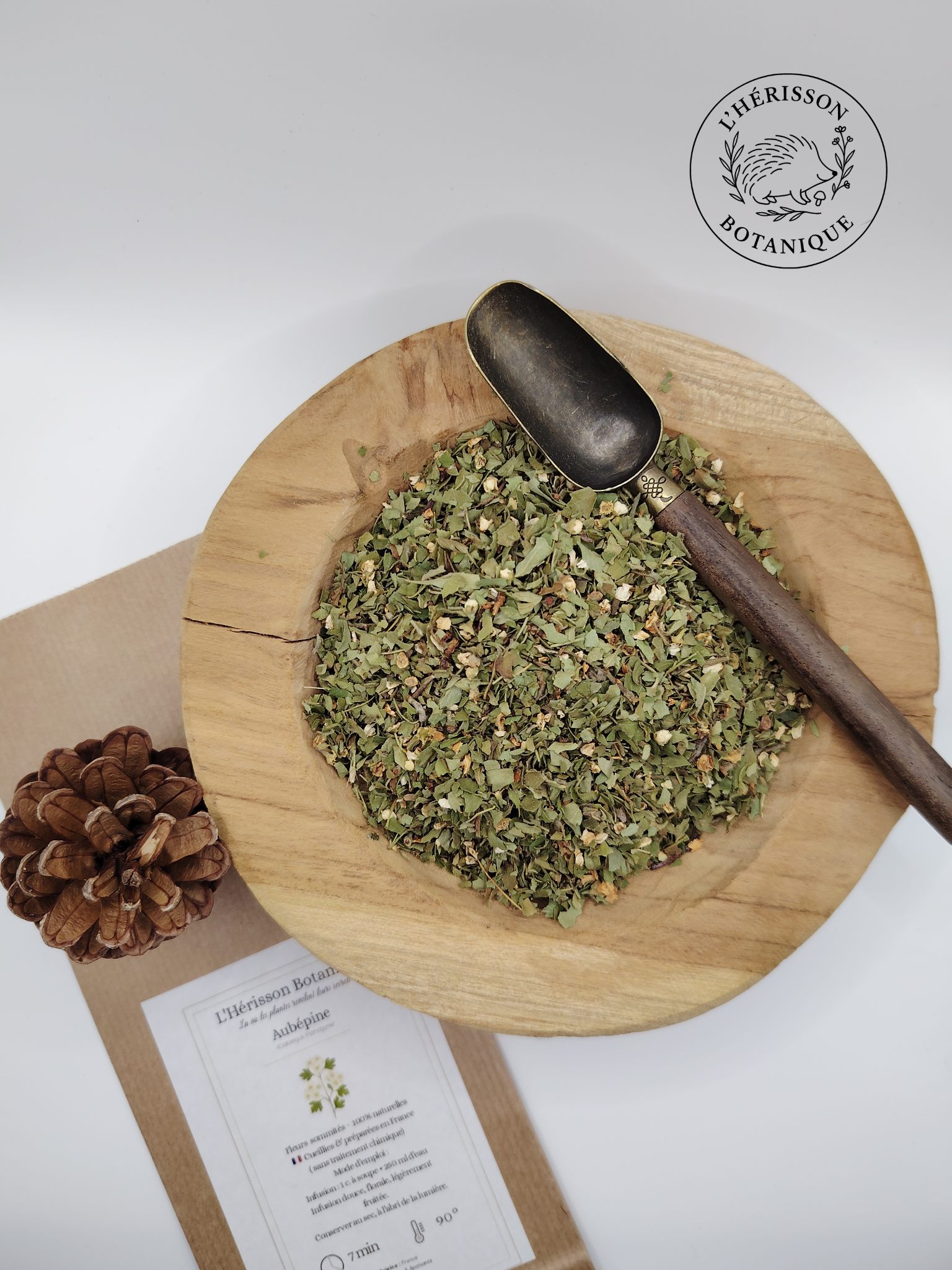 AUBÉPINE (Crataegus monogyna) sommités bio 40 g ( Origine France )