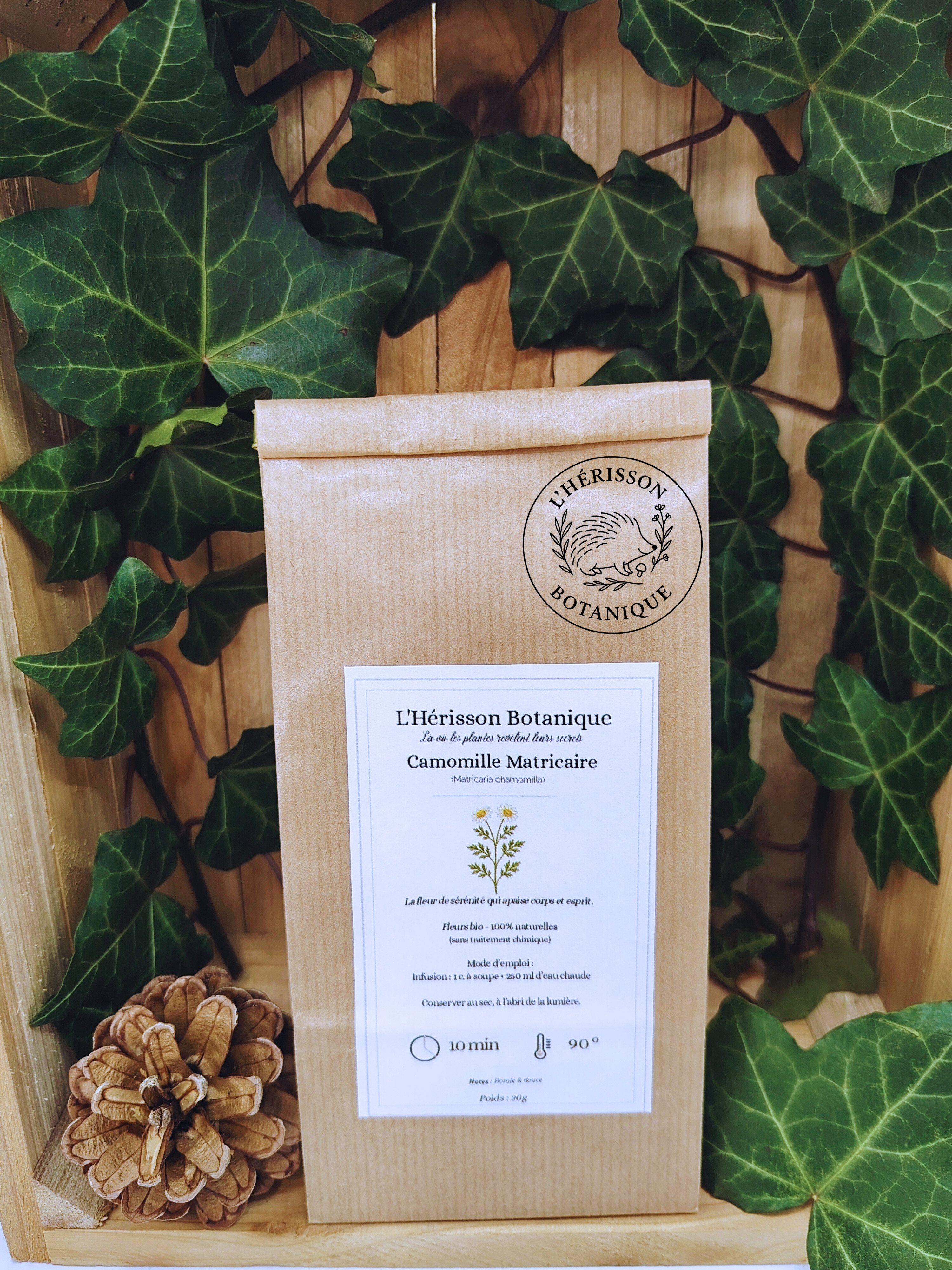 CAMOMILLE MATRICAIRE ( Matricaria chamomilla L) 20 g  fleurs bio