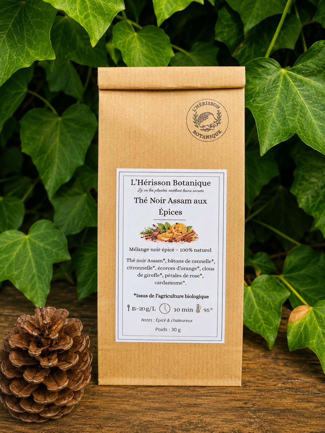 Thé Noir Assam aux Épices  – 30 g