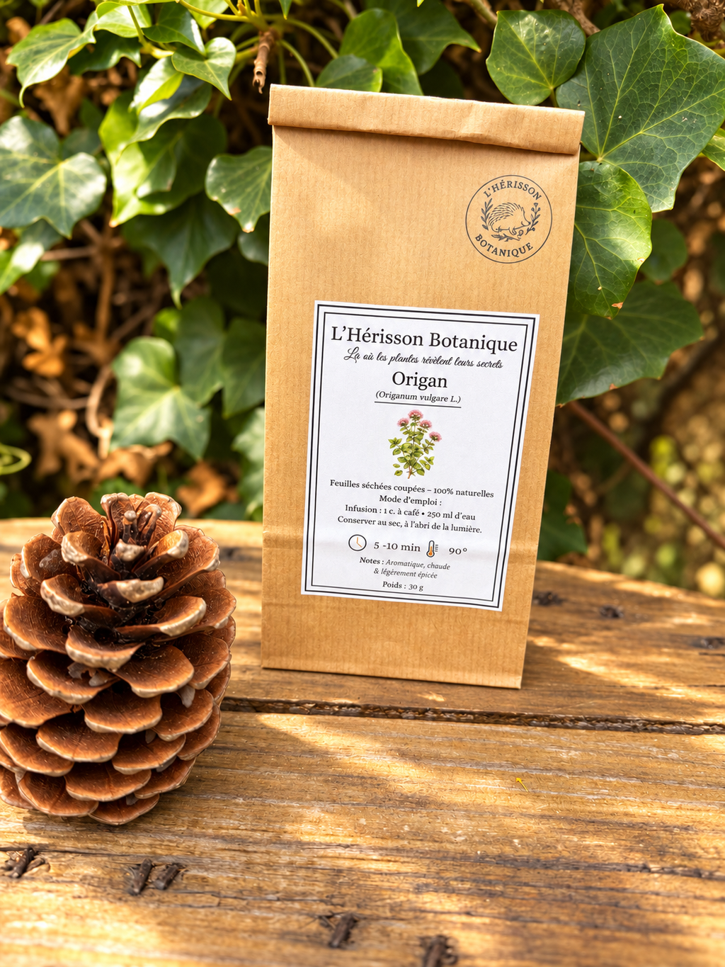 ORIGAN (Origanum vulgare L.) feuille coupées 40 g