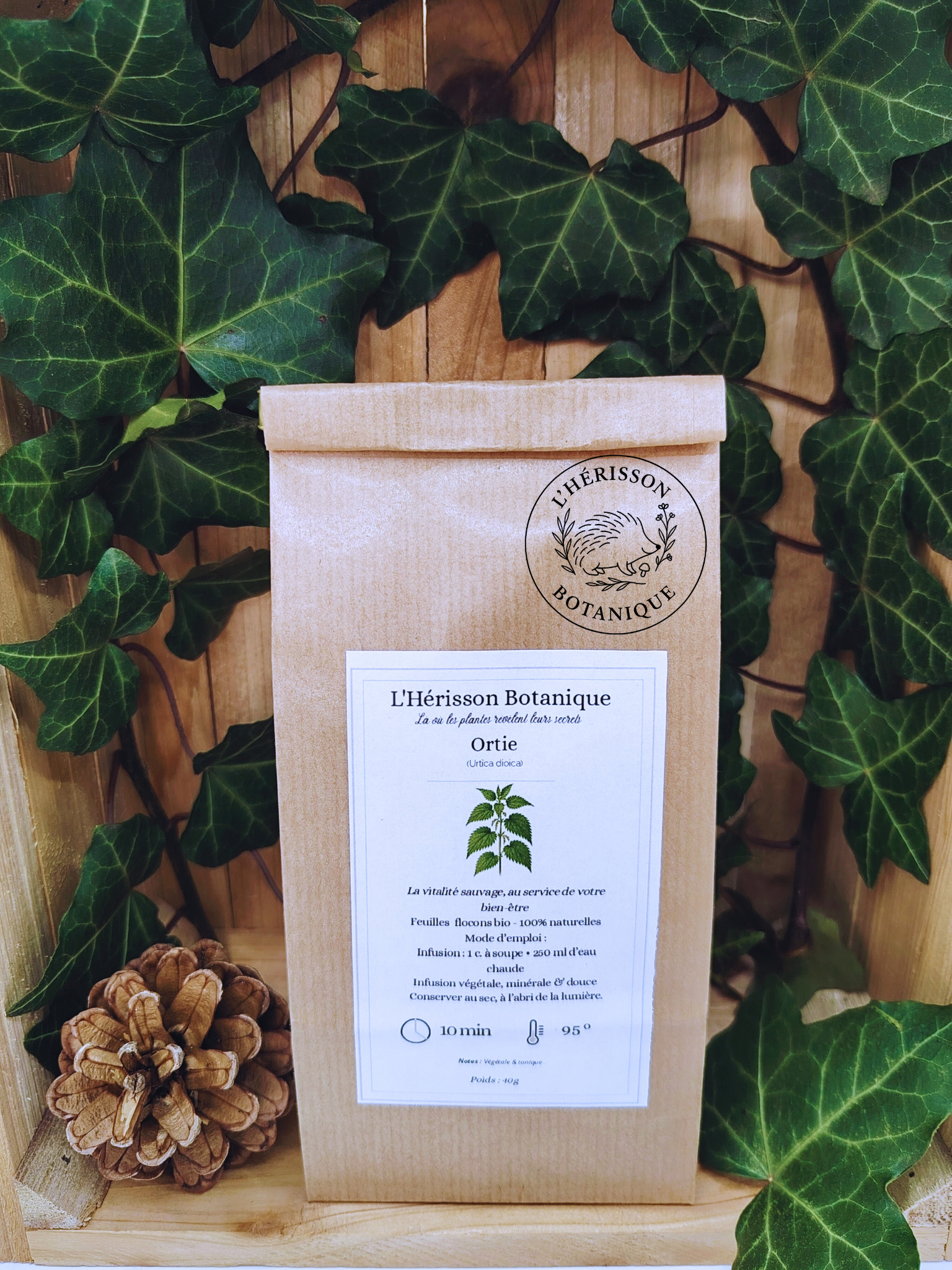 ORTIE(Urtica dioica) feuilles flocons bio 40 g