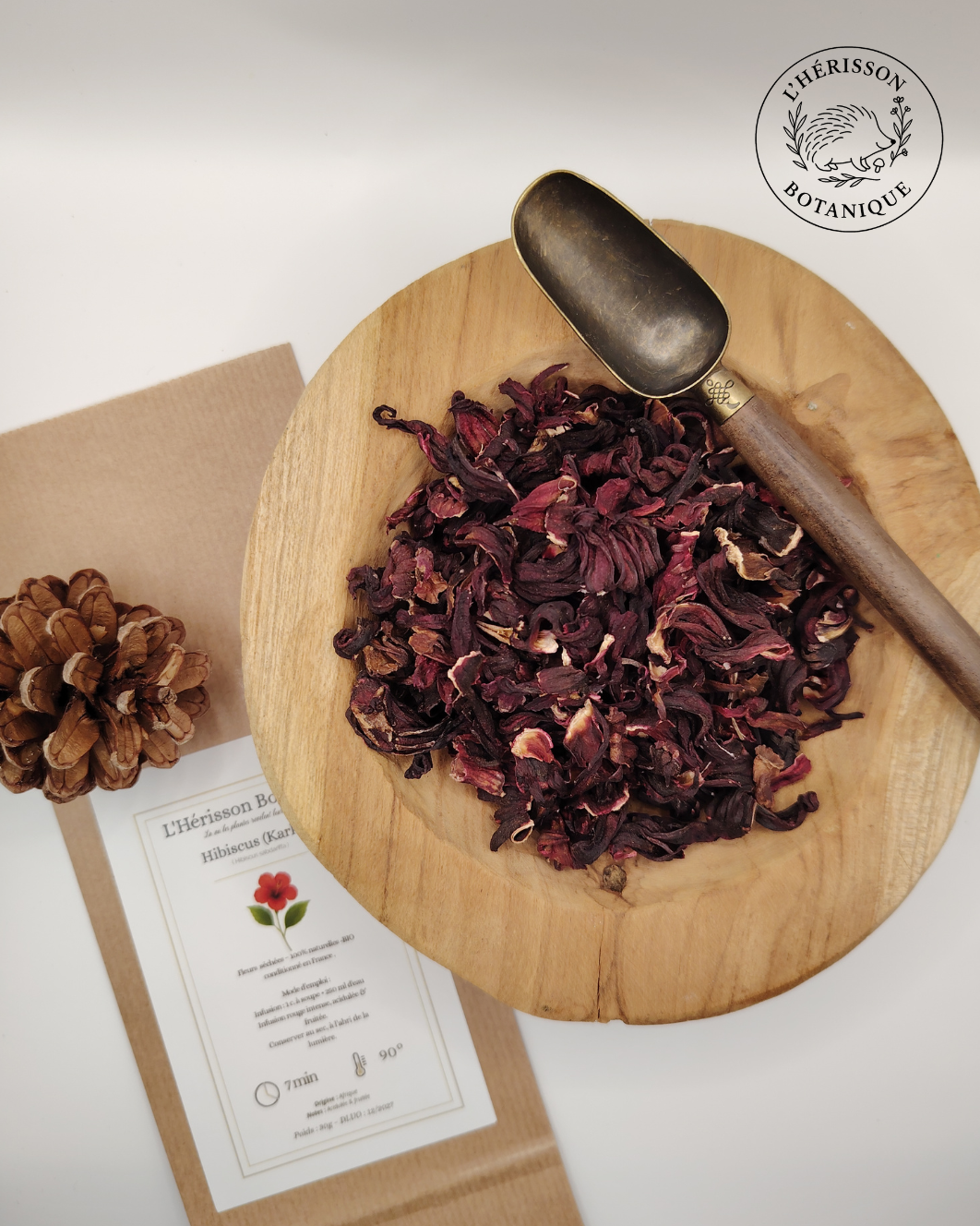 HIBISCUS fleurs bio  (Hibiscus sabdariffa L.) 30 g