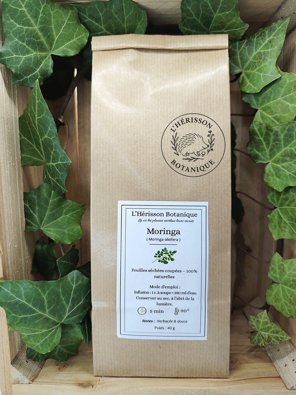 MORINGA – Feuilles 40 g (Moringa oleifera )