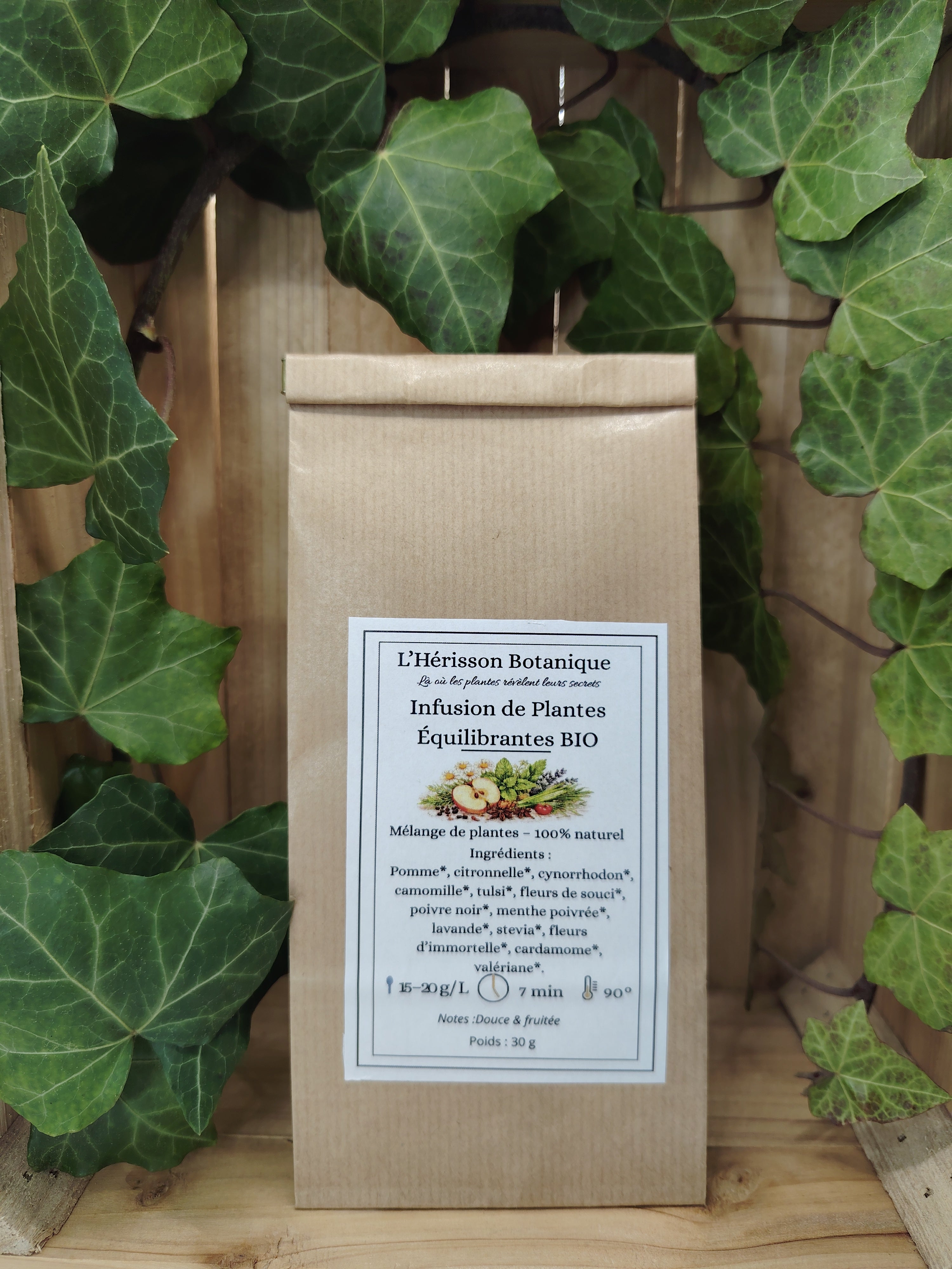 Infusion de Plantes Équilibrantes BIO – 30 g