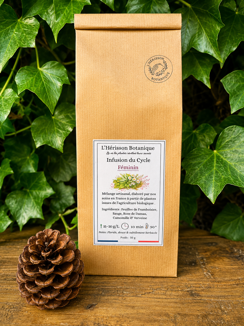 Infusion Confort Féminin  50 g – Douceur & Équilibre 🌸