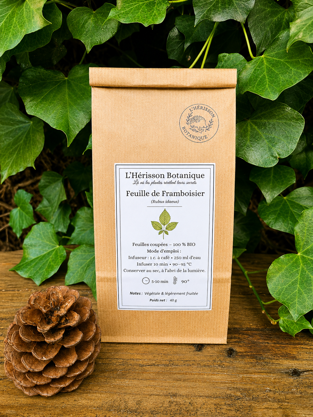 FRAMBOISIER  ( Rubus idaeus ) feuilles   40g