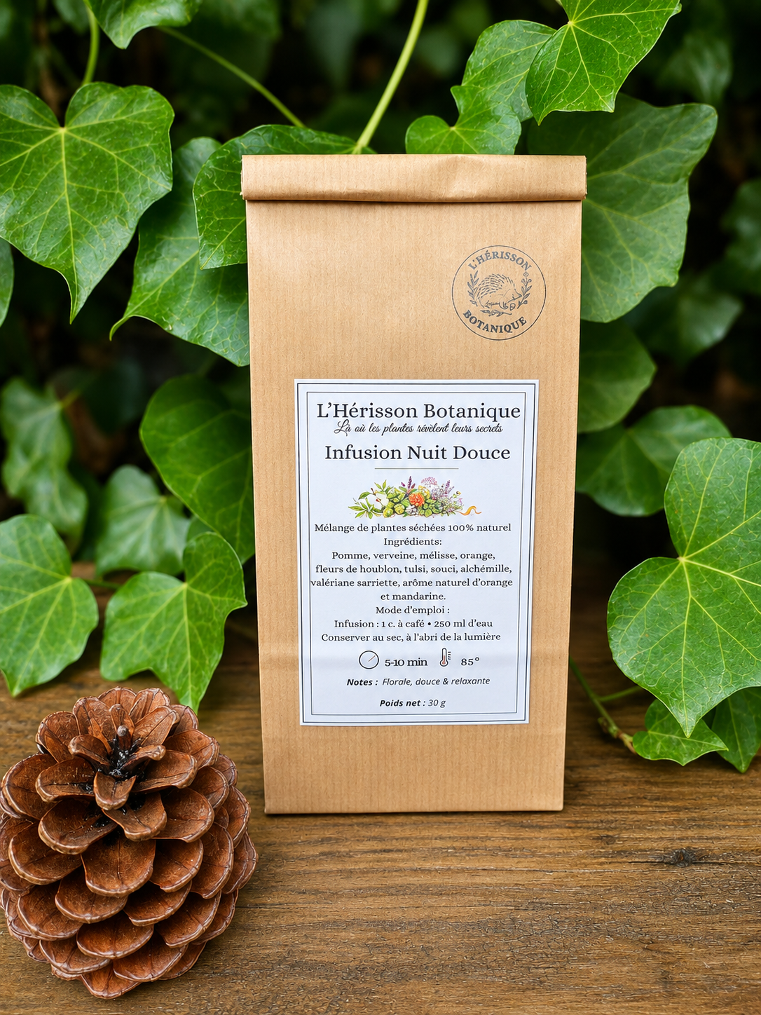 Infusion Nuit Douce 30 g - L’alliée naturelle de vos soirées apaisées