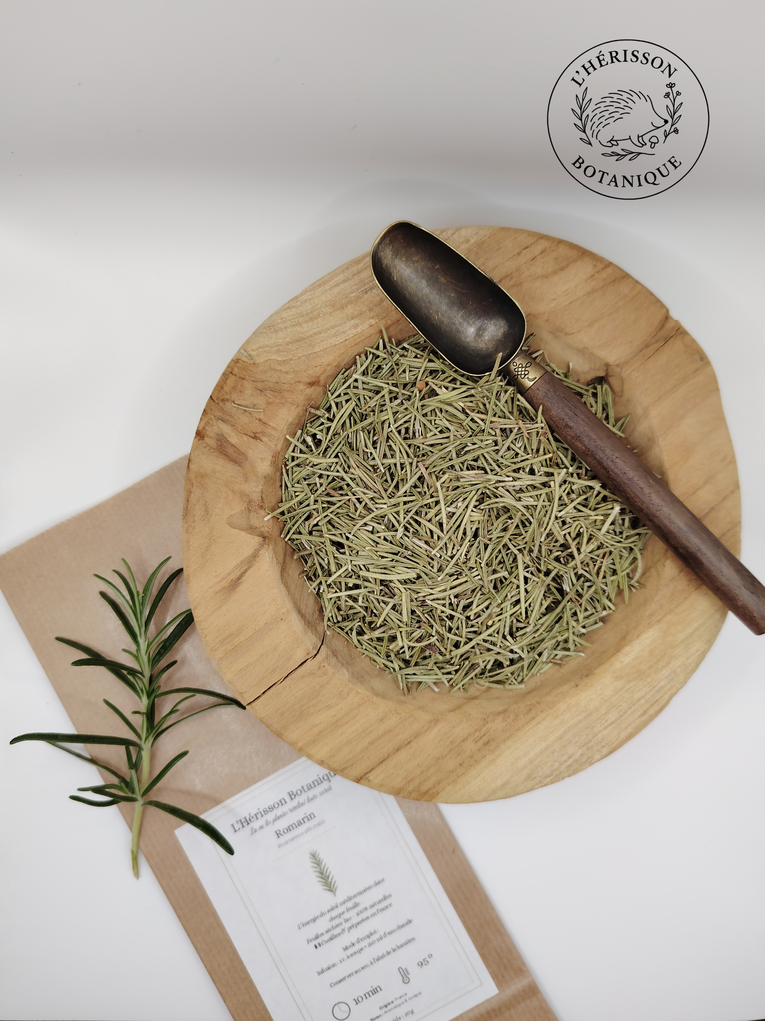 ROMARIN (Rosmarinus officinalis )feuilles UE bio 20 g ( Origine France )